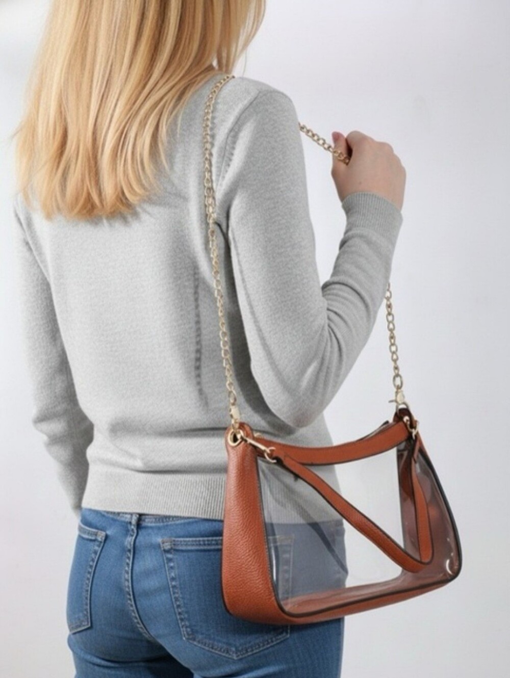 Zenana Clear Stadium Bag NWOT